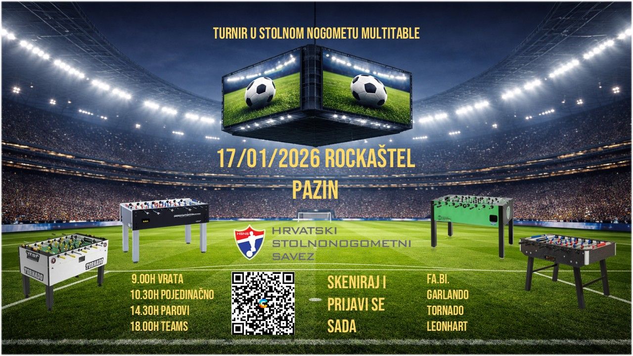 3. Turnir Državne Lige 25/26 - Pazin