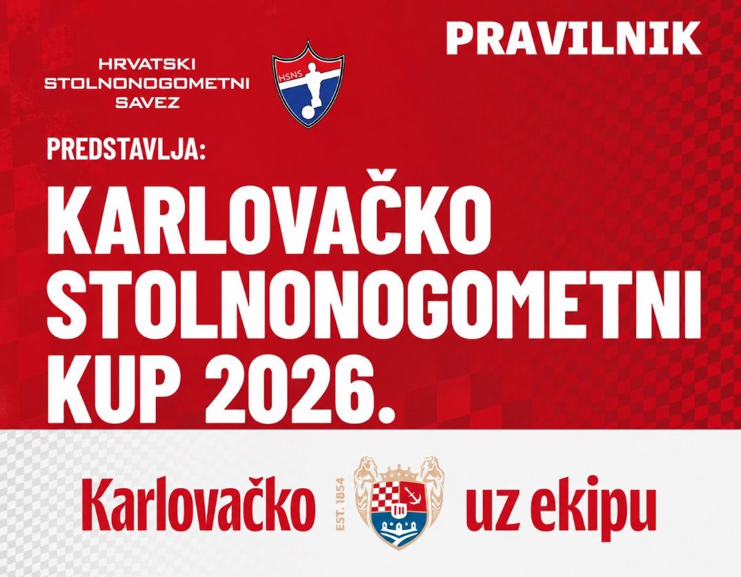 Karlovačko Stolnonogometni Kup 2026 - Pravilnik