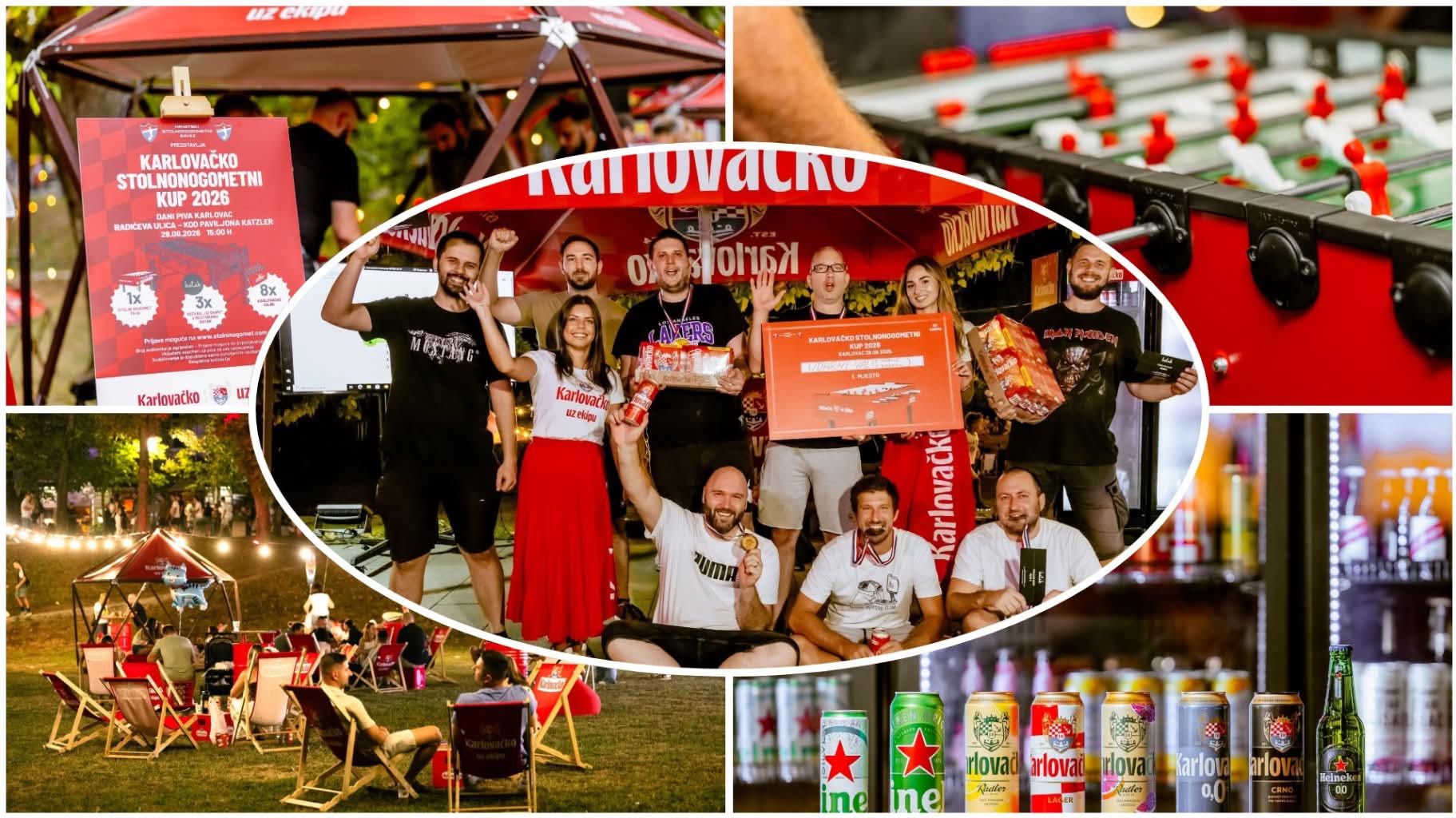 Rezultati Karlovačko Stolnonogometnog Kupa 2026 - Dani Piva, Karlovac